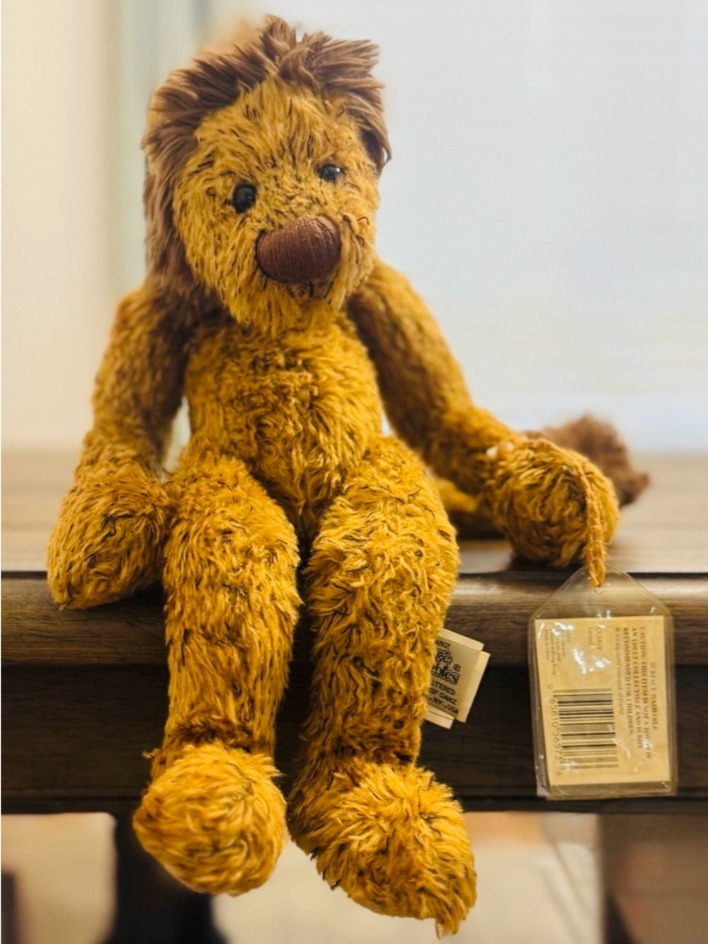 Ganz Cottage Collectibles Teri Zanetti LIONEL Plush Stuffed Lion First Edition